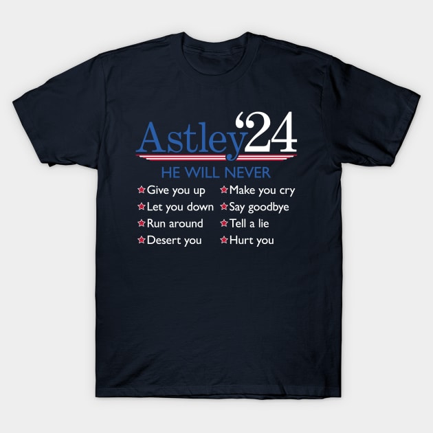 Astley 2024 T-Shirt by DCLawrenceUK